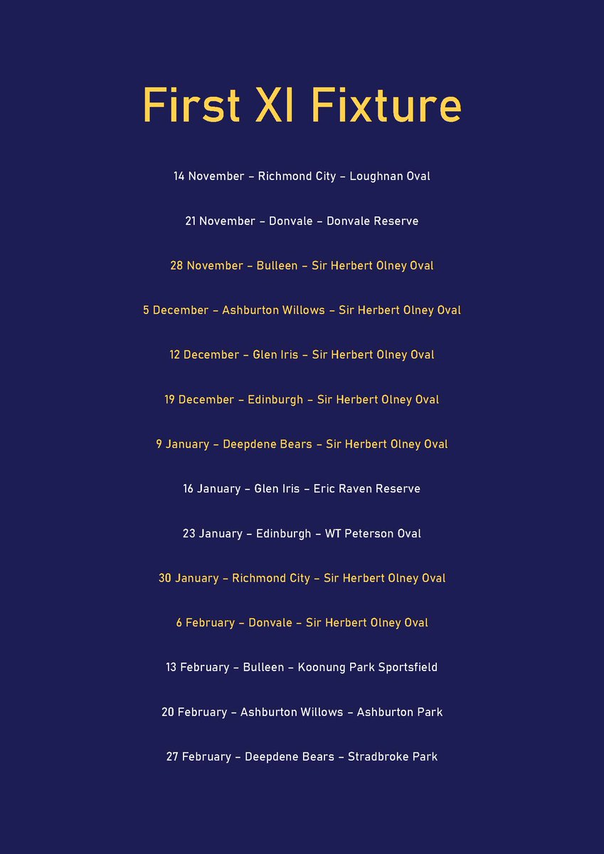 SKOBcricket's tweet photo. It's like Christmas in October - the 2020/21 Fixture has been released!

The season consists entirely of 14 One Day Matches, 40 overs with a 12:30pm starts.

#betheclub https://t.co/x2PfTS1yTa