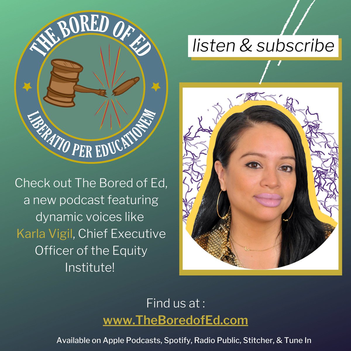 the_boredofed's tweet photo. BONUS EPISODE ALERT: a special live-to-tape episode w/ @karlaevigil, co-founder &amp; CEO of @equityinst! There is a lot of Prov, CF &amp; overall Rhode Island love in this episode. Don't miss it!

https://t.co/0scFYlb0RM

@Malika_Ali 
@KyleAQuadros https://t.co/D65wGH9UvH