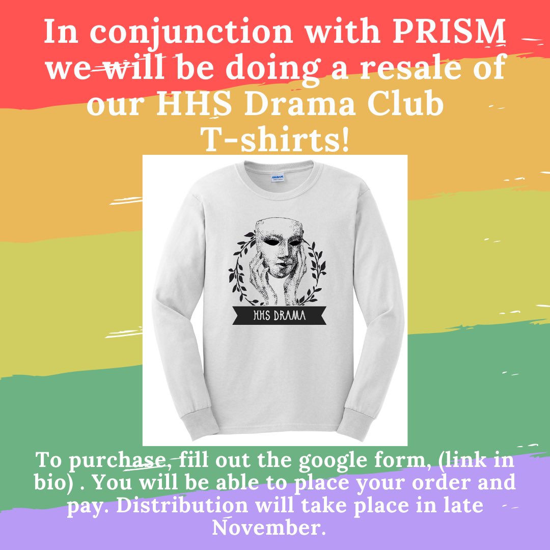 HanoverDrama's tweet photo. Check out Prism and Order a T-Shirt if interested! https://t.co/MaBGZymfbD