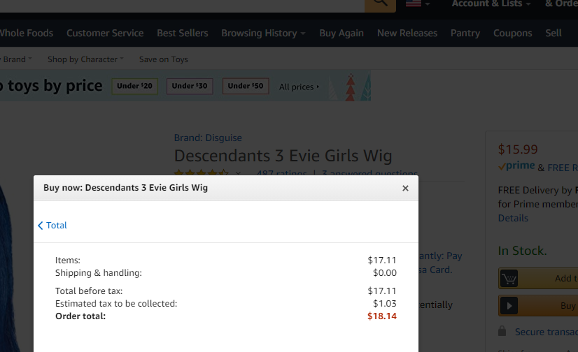 alpizzica's tweet photo. Proof @amazon changes prices during checkout. Only $1.12 but still, completely unacceptable. Was unable to get the $15.99 price except for the first time I went to check out. #ripoff https://t.co/jDYBCCkjM4