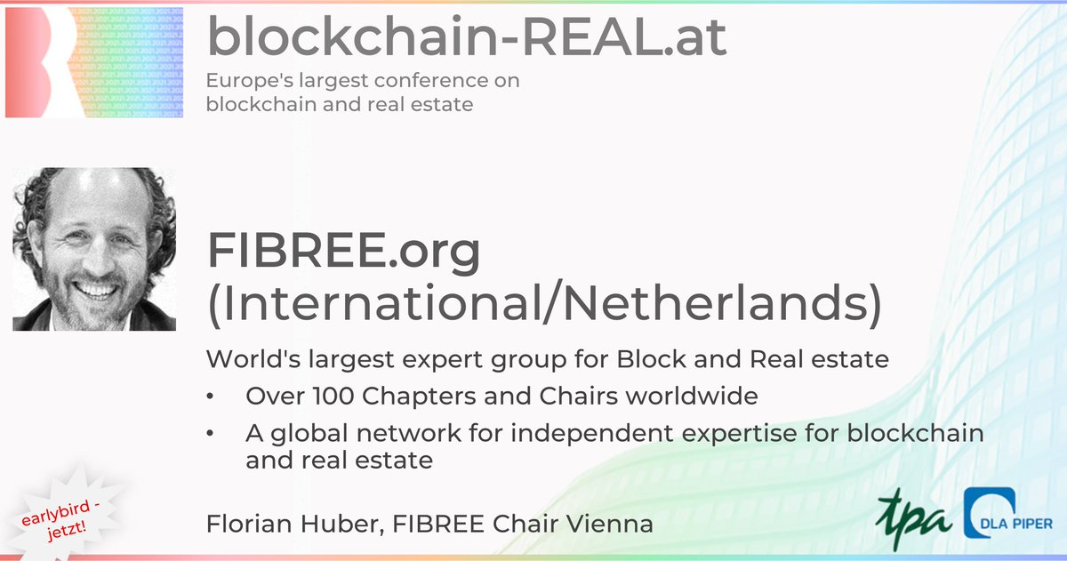 blockchain-REAL.at, 19.1.21:
Europas erfolgreichste Fachkonferenz für Immobilien &amp; Blockchain wieder in Wien

EARLYBIRD jetzt!

<a href="/GEWINNcom/">GEWINN.com</a> <a href="/Linde_Verlag/">Linde Verlag</a> #digitalassets #token #sto #defi #fibree #wien #proptech #CRE #realestate #immobilien