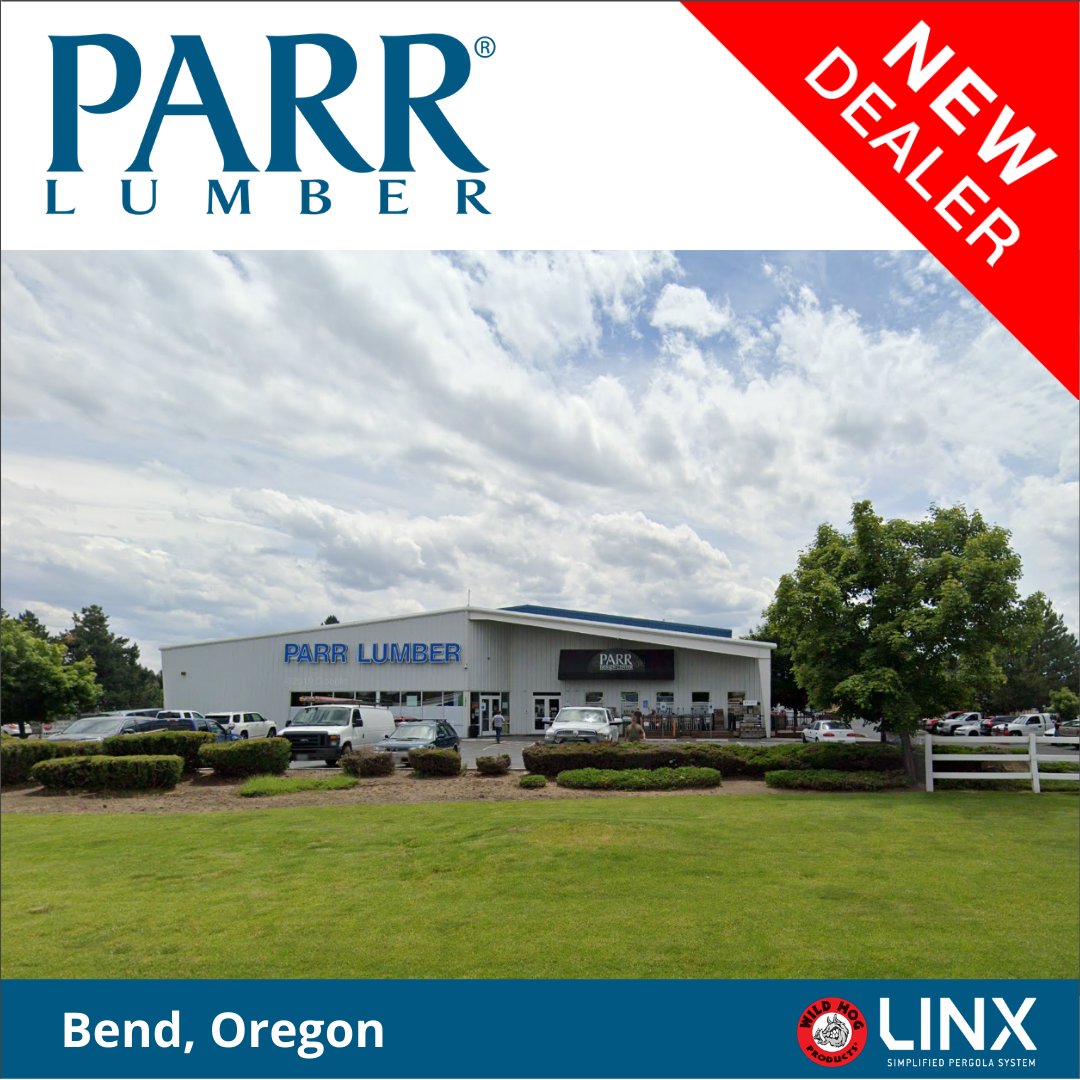 Welcome to our new LINX Pergola dealer, Parr Lumber in Bend, OR.  parr.com  linxpergola.com

#diypergola #pergolabrackets #pergolakits #backyarddiy #parrlumberco #bendoregon #custompergola #outdoorspace #wildhogproducts #diyprojects #backyarddesign #DIY