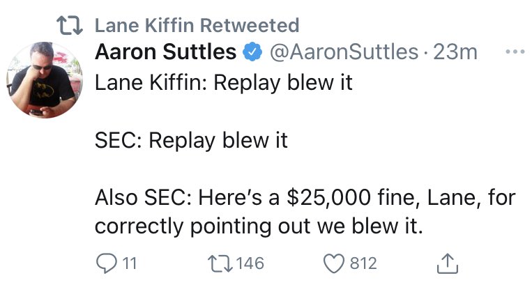 Lane Kiffin is ruthless and I’m here for all of it.