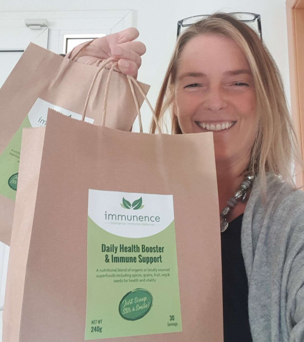 loveimmunence's tweet photo. Off to sell some more IMMUENNCE and make people feel better. 😷🤩 #passionproject #payitforward #loveimmunence https://t.co/p73ehgbmAb