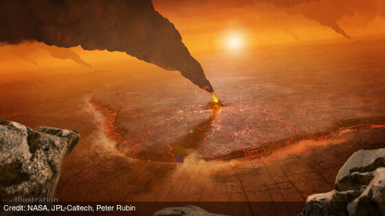 apod's tweet photo. Venusian Volcano Imagined: https://t.co/pFZF2Fff7e by @NASA, @NASAJPL, Peter Rubin https://t.co/3wzGRogkBp