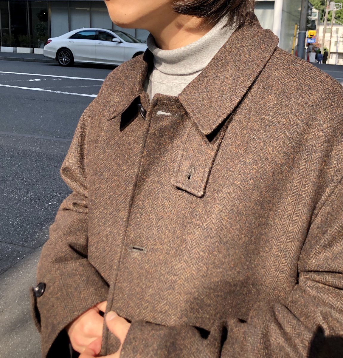 mfpen Hollis coat ブラウン M mfpenの