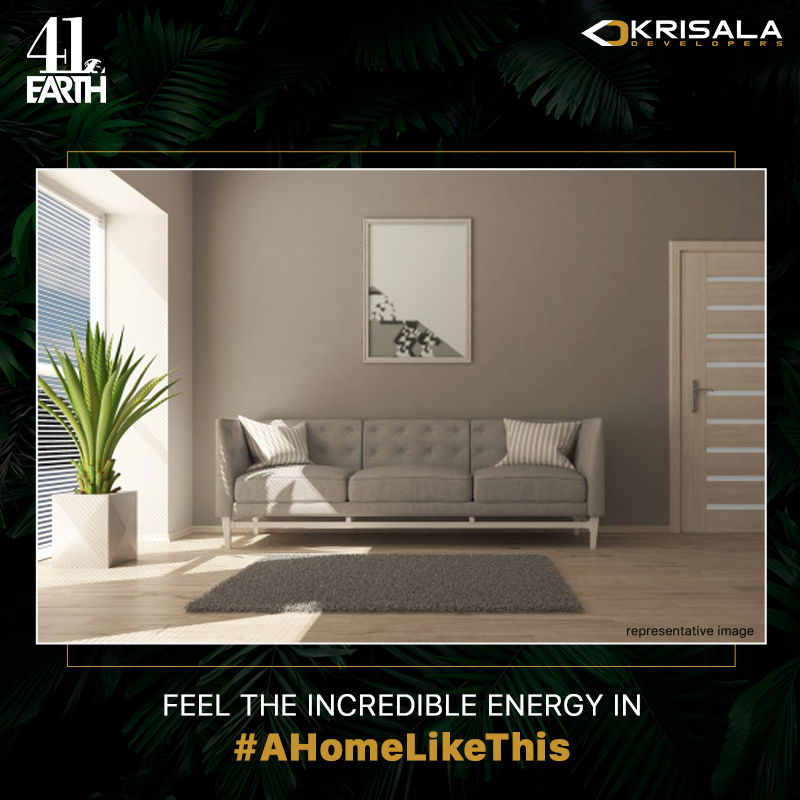 The Living Room at 41 Earth invites fresh air and sunlight garnished with impressive views, thus making it a modern, cheerful, relaxed and vibing space.

#TheKrisalaLifestyle #KrisalaHomes #AHomeLikeThis #KrisalaDevelopers #PunRealEstate