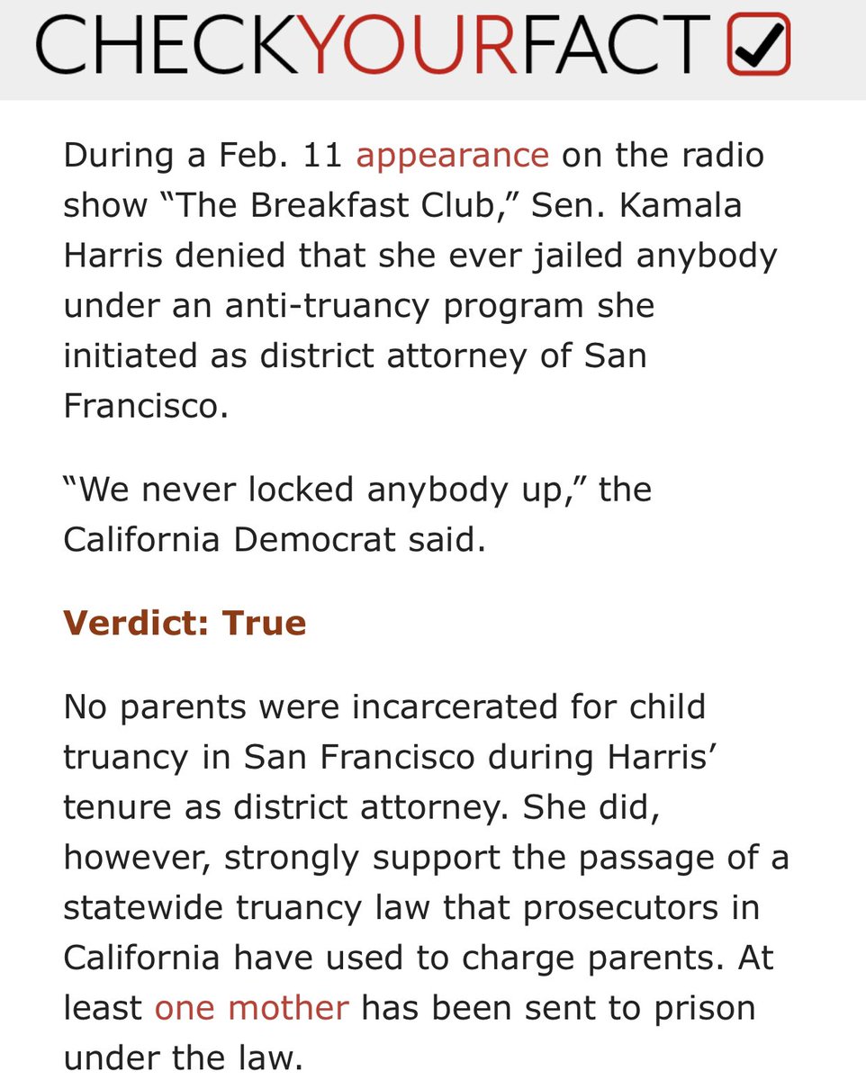 And they’re doing it AGAIN this “Kamala Harris is a cop” started by  progressive when Kamala Harris never locked up black people in fact she’s the reason why many are out of prison! Check the data for yourself