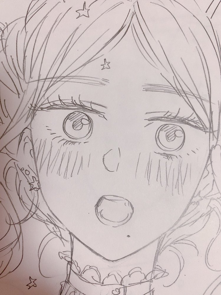 ネームの方が表情が上手く描けてしまうことあるよね…?✌️ 