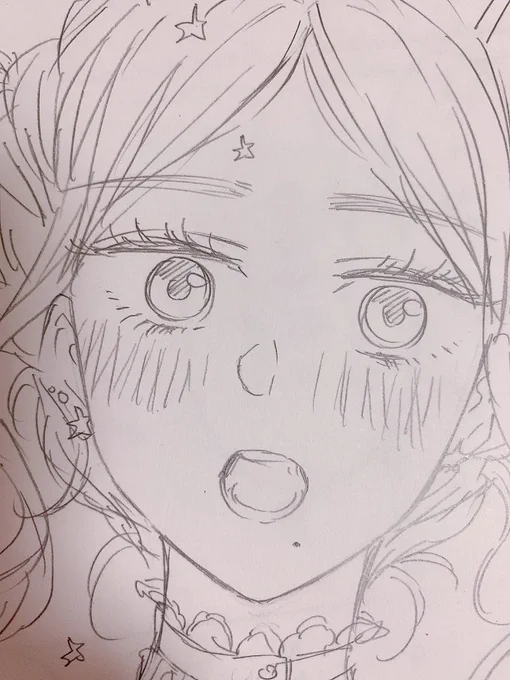 ネームの方が表情が上手く描けてしまうことあるよね…?✌️ 