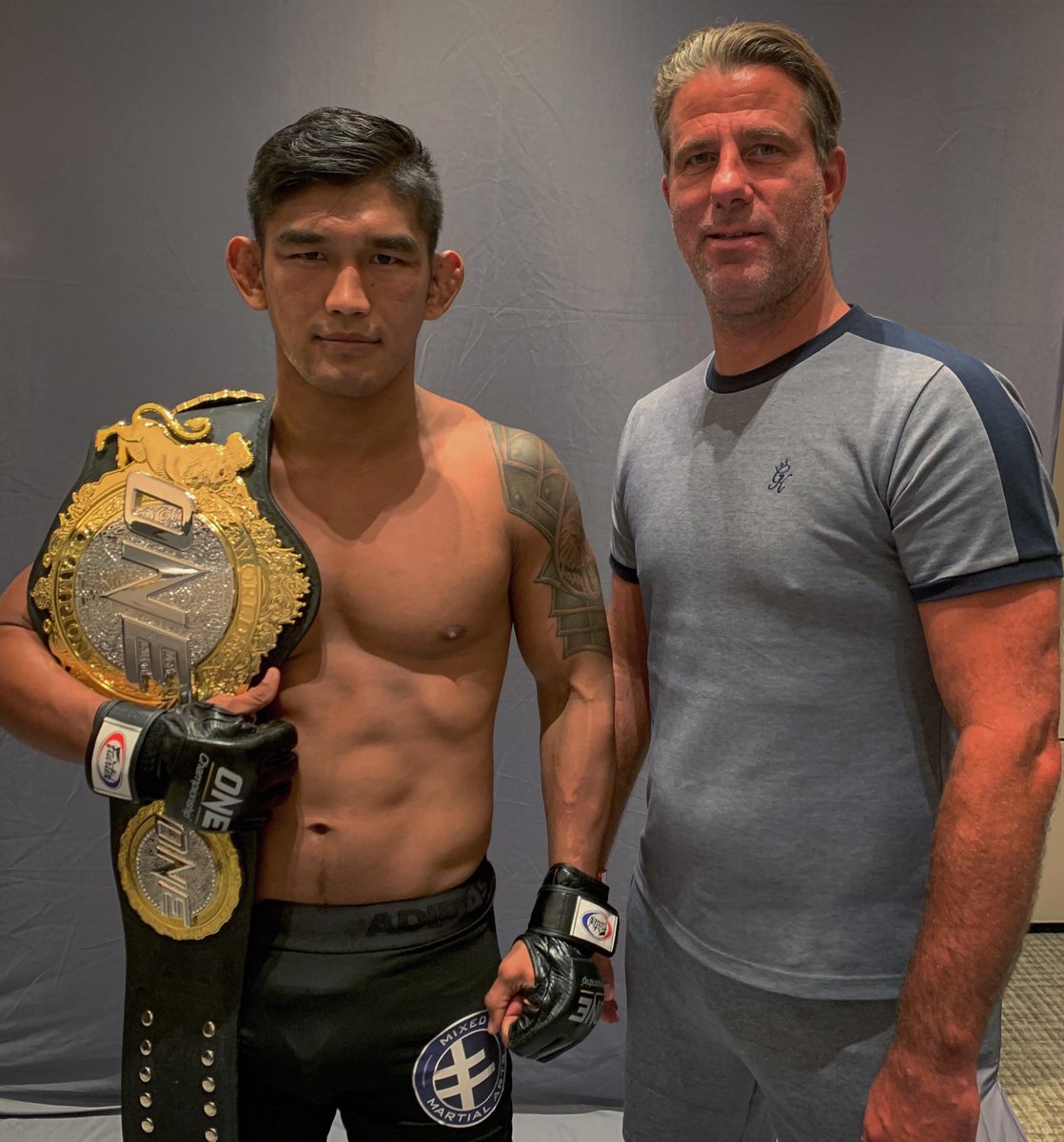 Same mission 🎯 , different city 🌃. @henrihooft @MmaSanford Tune in on Oct 30th @ONEChampionship here we go! Representing Myanmar 🇲🇲 and Jinghpaw people. https://t.co/olY1hzcOMn