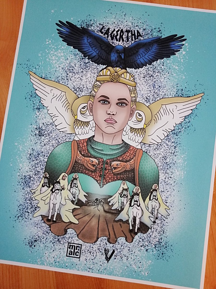 🦉Este es mi segundo #fanart de otro de mis personajes favoritos femeninos ⚔️ Lagertha de la serie Vikings 🤔
#vikings #historychannel #illustration
#digitalartwork #artdigital #moreillustrations #lagertha #katherynwinnick #photoshop #ilustracion #draw #adobe #wacom #poster https://t.co/zJiEMCihSW