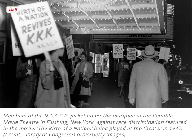 Miembros del NAACP (Asociación Nacional para el Avance de Personas de Color) protestaron afuera de los cines para que esta película no se proyectara, pues en sus propias palabras: "Hace ver al hombre negro como algo horrendo, y lo llenaba de los hábitos más repulsivos...