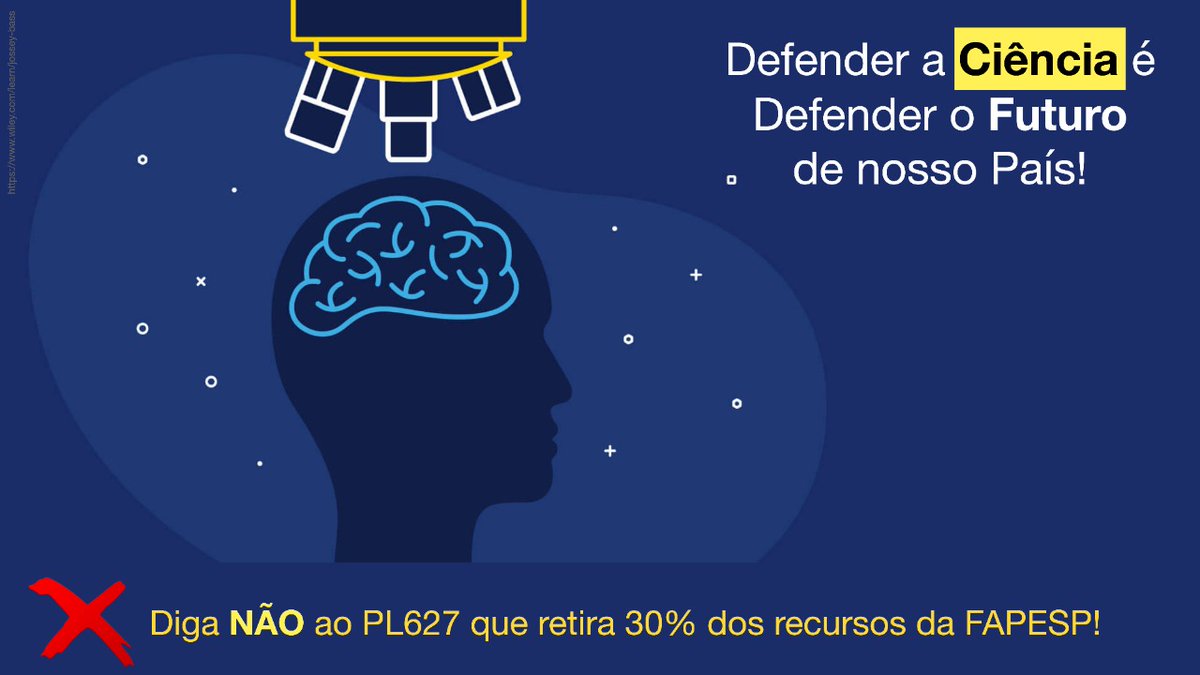 Unicamp_IC's tweet photo. O governador do Estado enviou à Assembleia Legislativa o Projeto de Lei Orçamentária (PL627/2020) ano 2021 que prevê redução de 30% (R$ 455 milhões) no orçamento da FAPESP.
Conscientize nossos representantes. Diga não a PL627!
#FAPESP #PL627 #educacaodequalidade https://t.co/78AINgimIz
