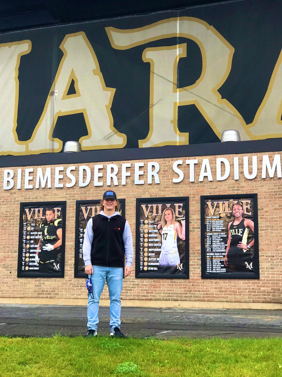 Great visit to Millersville today! Thanks <a href="/CoachKelleher/">Coach Matt Kelleher</a> for showing me around!