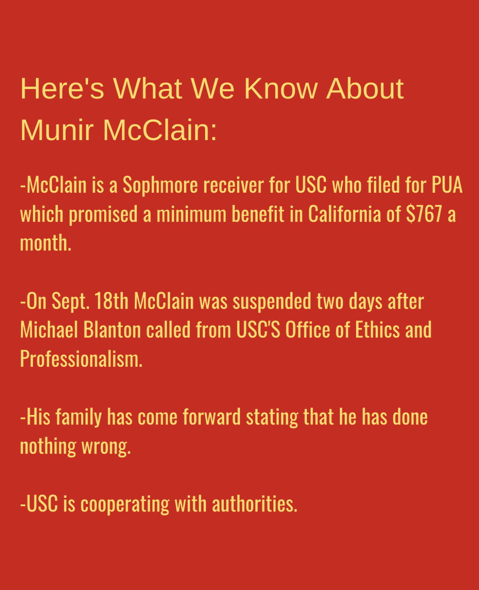 USCrebound's tweet photo. Here's What We Know About Munir McClain (Source:@Ryan_Kartje, Los Angeles Times) https://t.co/tbLpLyHQgK