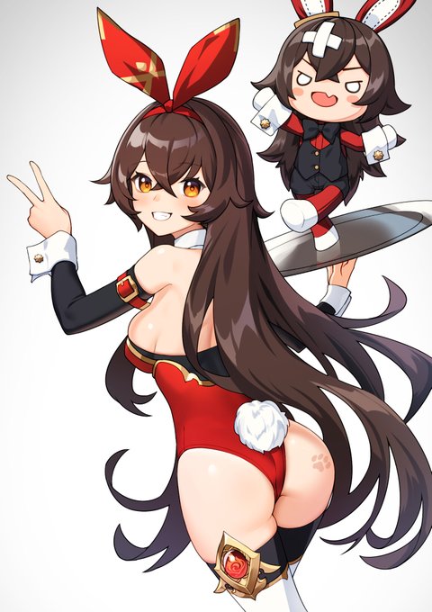 1티어 불속성 활캐릭
Bunnygirl ver.
#GenshinImpact  #原神 