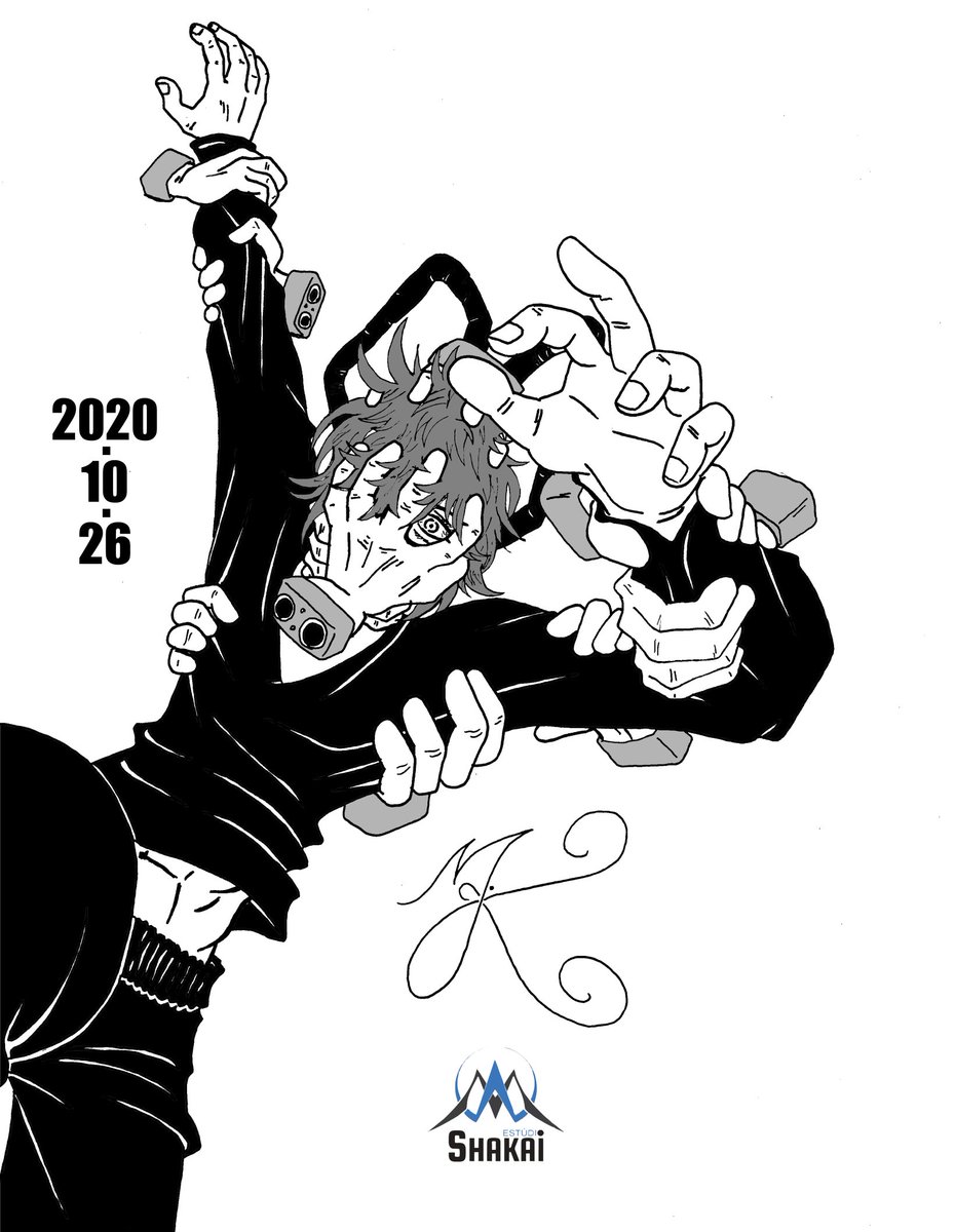 MKaizoku's tweet photo. Challenge do Inktober de hoje pegou sugestão de tema com vilão. 
😁 E a sua sugestão, cadê? Últimos dias do desafio!

Dia 26: Shigaraki Tomura
(Boku no Hero Academia)

#inktober
#inktober2020
#BokuNoHeroAcademia
#MyHeroAcademia
#EstúdioShakai 
#Shakai 
#drawing
#Bunkapop https://t.co/QiXYoki58B