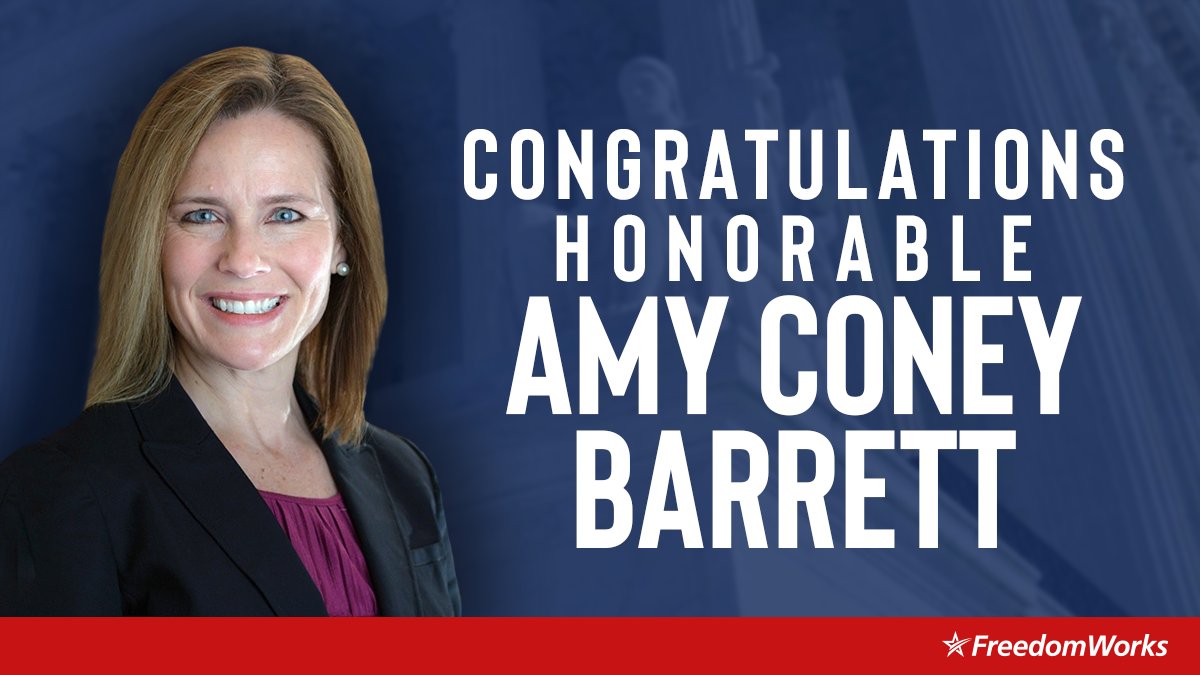 Congrats to #AmyConeyBarret! #ampFW #ACBconfirmed 🇺🇸