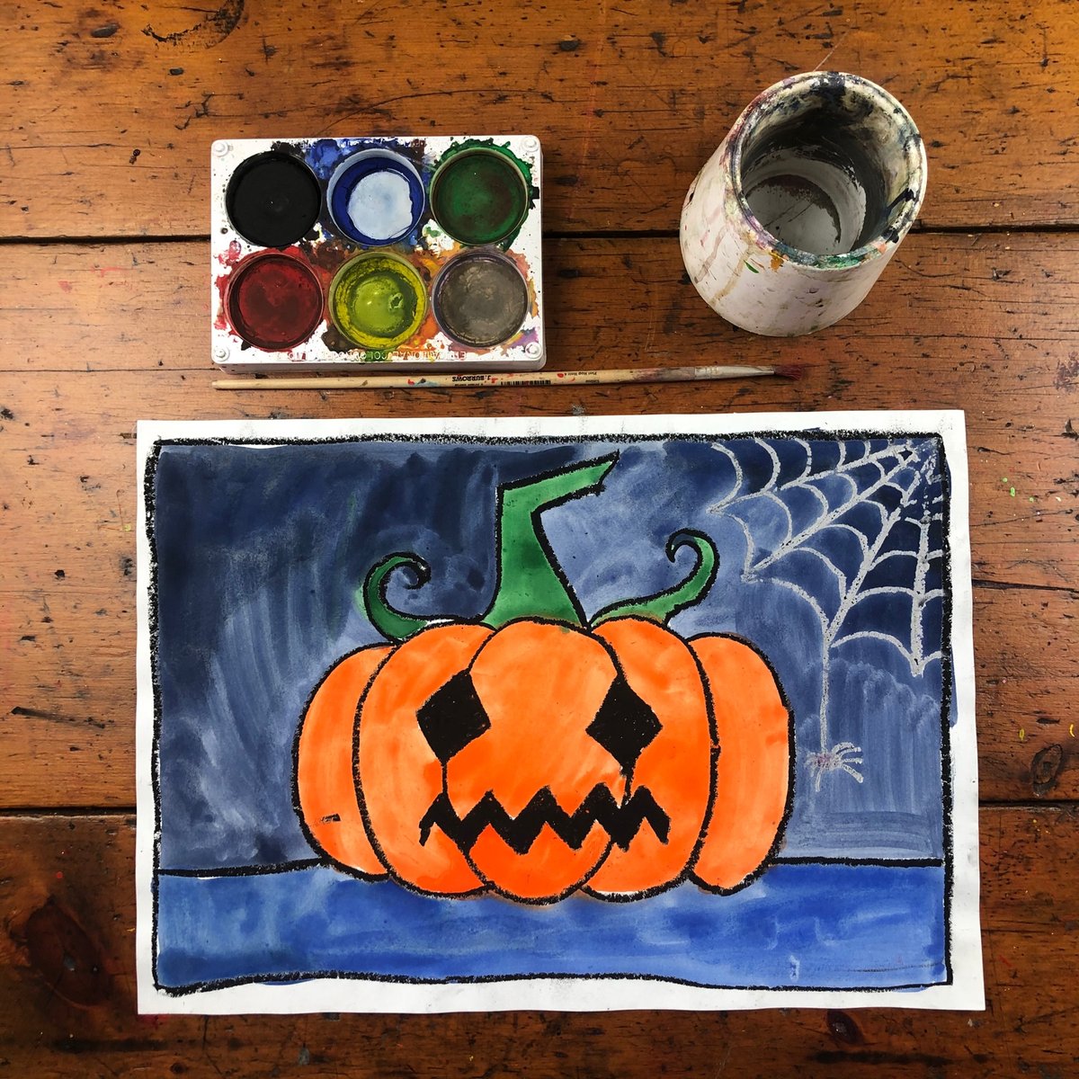 _Artventure's tweet photo. THROW BACK KIDS ART LESSON

Login to Artventure and search "Pumpkin" to check out this lesson. Just in time for halloween!

#art #kidsart #learntodraw #kidsartclass #artwork  #_artventure #halloween #halloweenart #pumpkin #pumpkinart https://t.co/LKI1v1RhXk