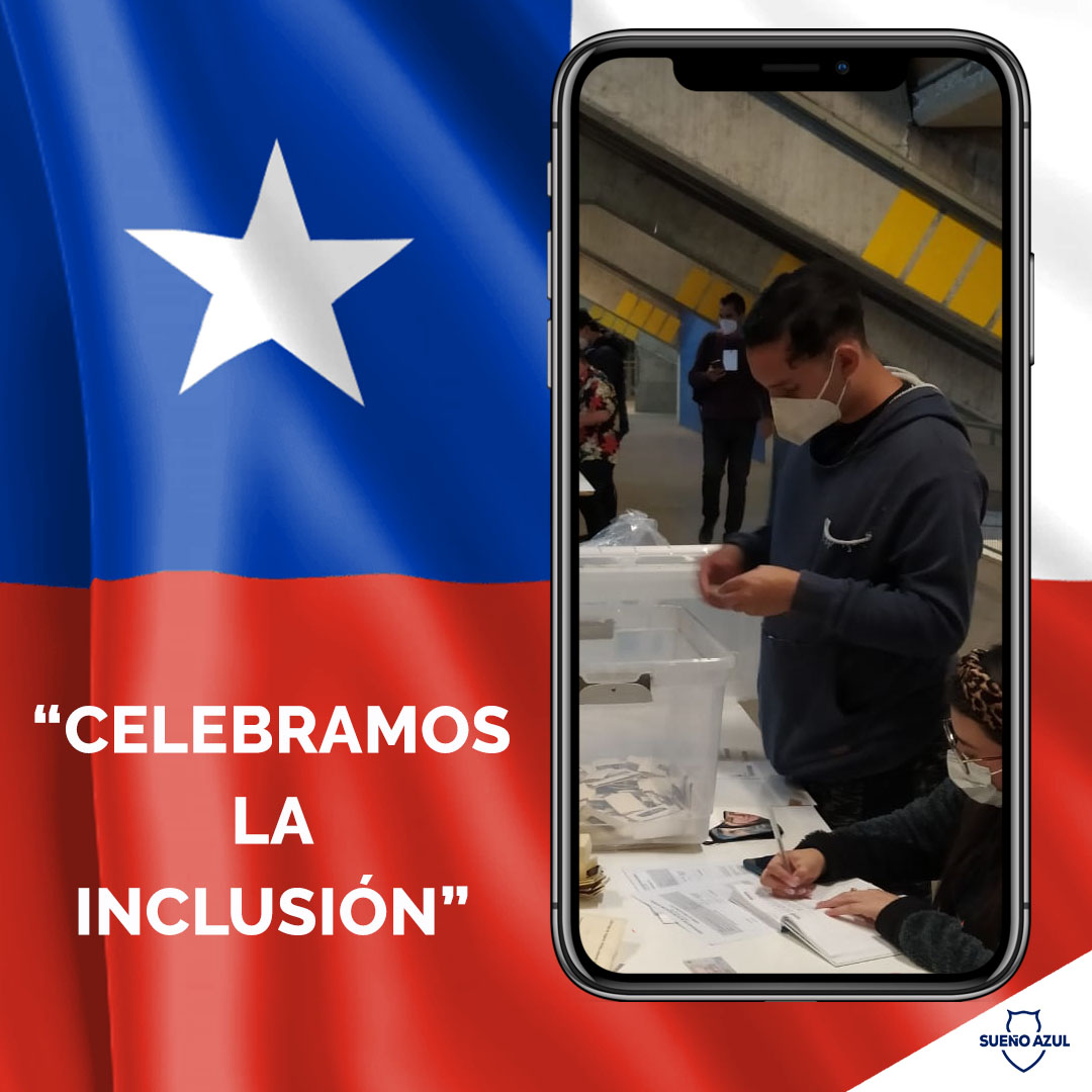 SuenoAzul_'s tweet photo. Felicitamos a Camilo Arenas, Pedro Muñoz y William Toledo por participar en el Plebiscito 2020.

Nuestros 3 jugadores de #EFISA cumplieron con su deber y derecho cívico, en donde William ejerció además el rol de vocal de mesa en el Estadio Bicentenario de la Florida.

@udechile https://t.co/UsoqpJchsB