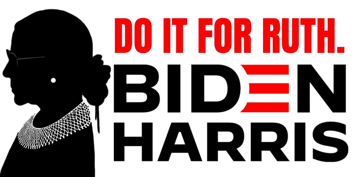 JasmineForUS's tweet photo. Republicans couldn’t wait 8 days to confirm this sham nominee.
Don’t you wait 8 days either to vote for @JoeBiden @KamalaHarris @mjhegar and every democrat on your ballot. Make a plan to vote tomorrow or vote early.
We have to win this. #DoItForRuth https://t.co/e1HCuDiRqh