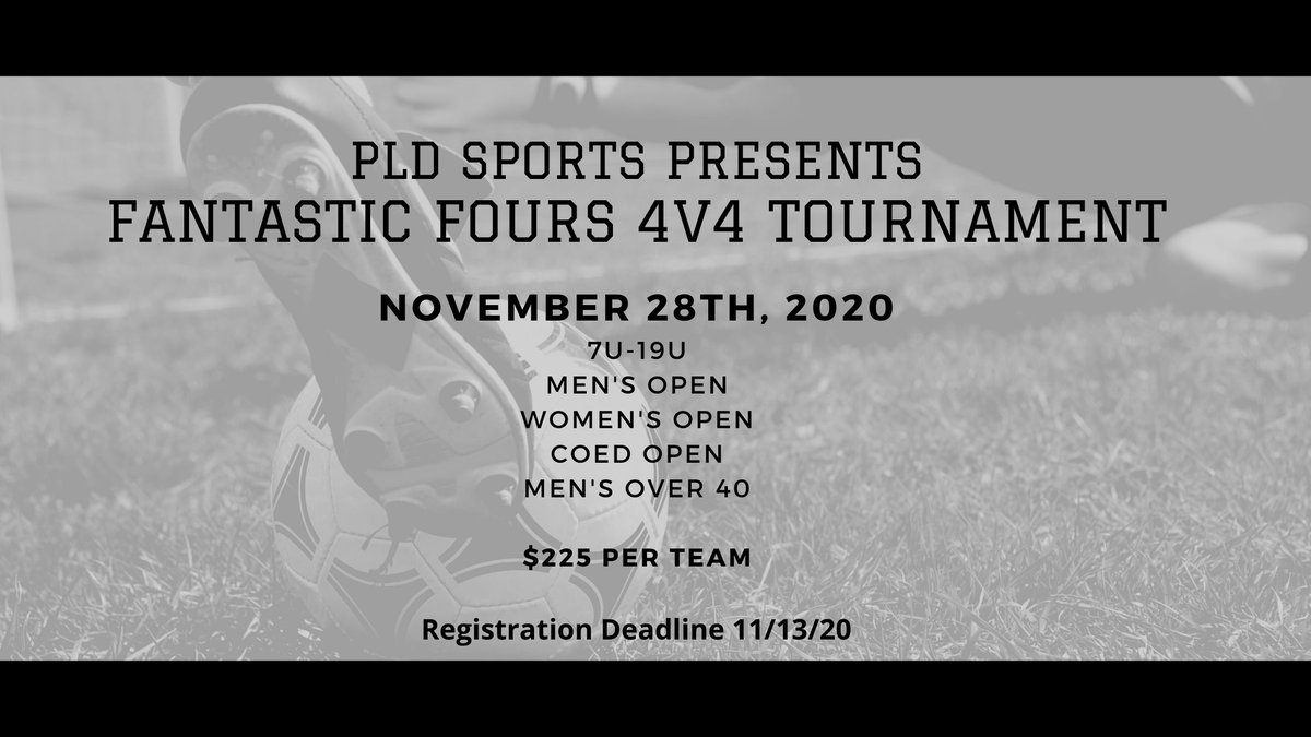 SportingIAEast's tweet photo. Tournament time is just around the corner!!
Sign up today for our 4v4 tournament at TBK Sports Complex! #soccer 
https://t.co/p72OONy3qP https://t.co/9gCNJ61SNk