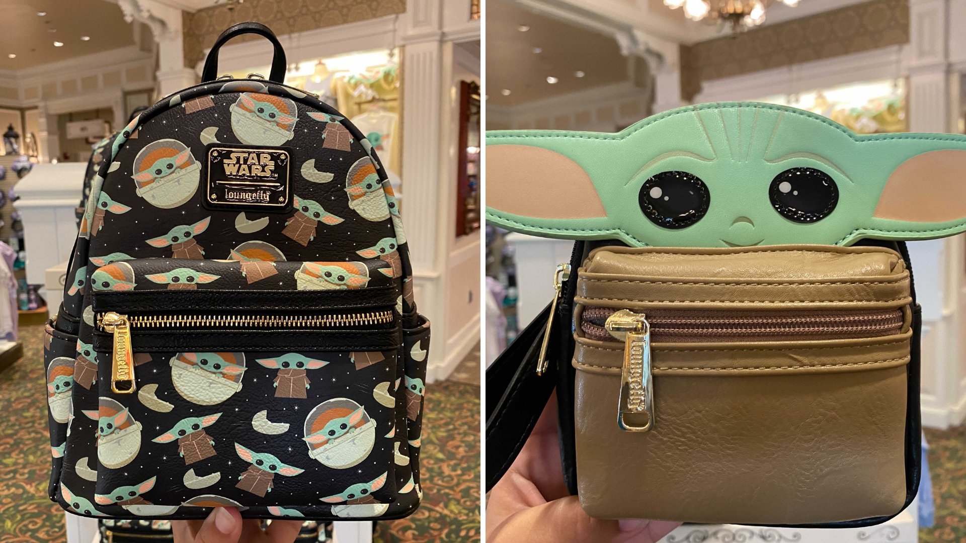 WDW News Today on X PHOTOS NEW Baby Yoda Loungefly Backpack and Wristlet Land at Walt Disney World https t EGnoTyjgco https t zuwpKXUY0D X