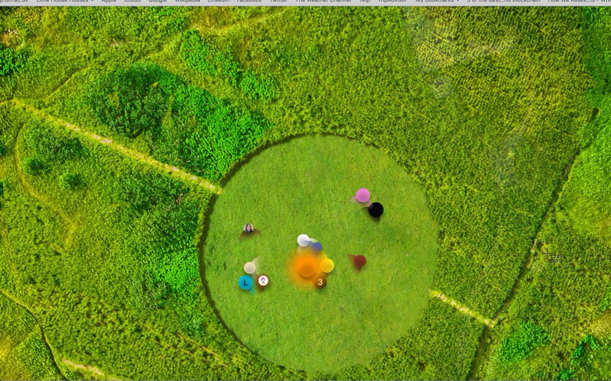 WildScreens's tweet photo. great fun last week w/ intro to #bodyasinterface at the coast- moving around in virtual space to find a good match w/ ideas from all classmates, ended, however, w/ clustering due to popularity of a few students - ironically, I had to introduce social distancing measures @MAVhugs https://t.co/IzN4aTtf7V