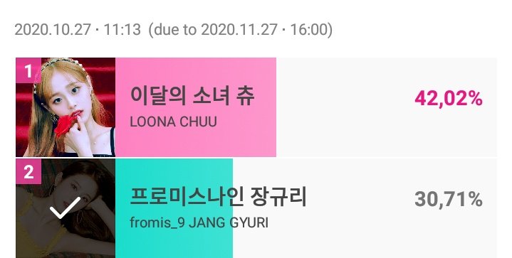 JGRfacts's tweet photo. Gyuri nominated for 2020 APAN the Best Entertainer Award.. We can vote on Idol Champ app!!

Let's go!!

https://t.co/HSphh080uN

#JangGyuri #장규리 #프로미스나인 #fromis_9 @realfromis_9 https://t.co/IQQVH3F62t