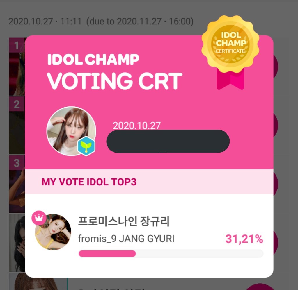 JGRfacts's tweet photo. Gyuri nominated for 2020 APAN the Best Entertainer Award.. We can vote on Idol Champ app!!

Let's go!!

https://t.co/HSphh080uN

#JangGyuri #장규리 #프로미스나인 #fromis_9 @realfromis_9 https://t.co/IQQVH3F62t