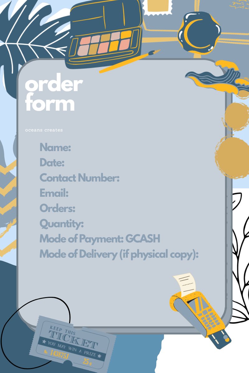 oceans_creates's tweet photo. Good morning! We're happy to inform you that November Slots are now open! Here are the details on how to order. Please be guided with our terms and conditions. Have a great day ahead! 😊💙

#Oceans
#OceansCreates
#LetsBeCreativeToday
#commisionsopen https://t.co/Yx03TlEgdU