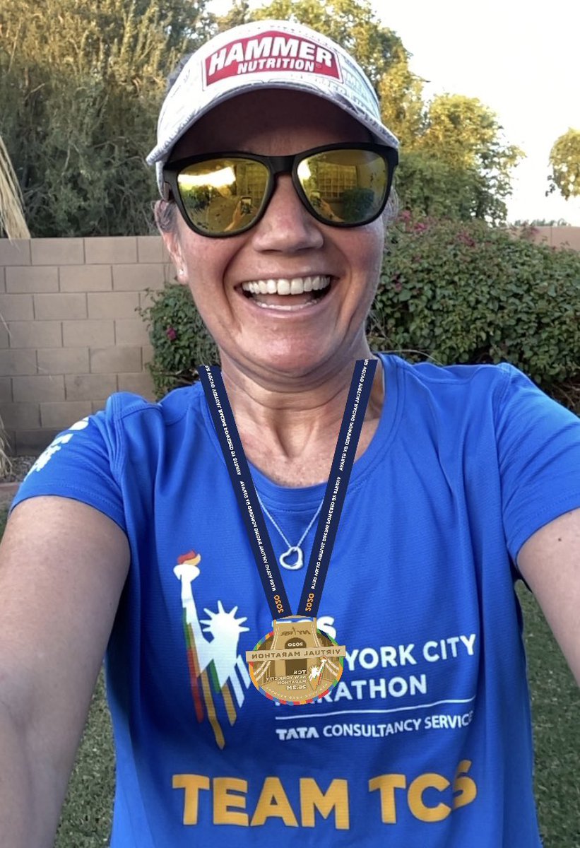 RaceEveryStep's tweet image. #MedalMonday - completed the @nycmarathon virtually this past weekend with #teamTCSteachers 🥳

@tcs_na #thisrunnyc #sweepstakes
