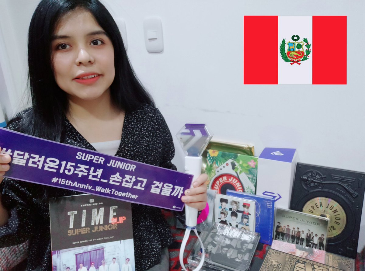 soira_suju's tweet photo. I'm ELF, #PeruELF ๐ป๐
Proud to be ELF ๐๐๐
Happy Together #SuJuxELF ๐
Super love for #SuperJunior ๐
#์ํผ์ฃผ๋์ด #15thAnniv_WalkTogether #๋ฌ๋ ค์จ15์ฃผ๋
_์์ก๊ณ ๊ฑธ์๊น https://t.co/koihq798O3