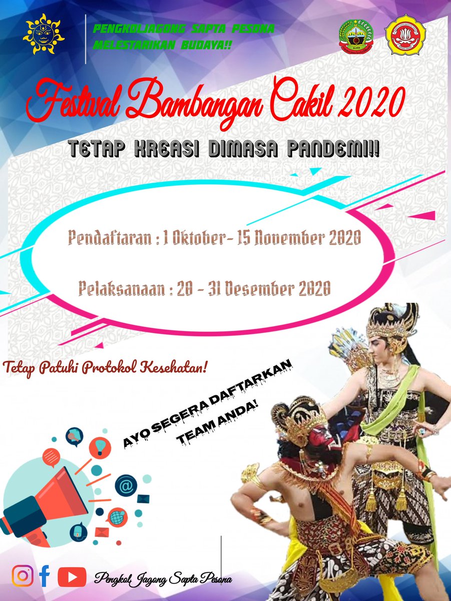 info_Blora's tweet photo. #Event_Blora 
FESTIVAL BAMBANGAN CAKIL 2020
Desa Pengkoljagong, Kecamatan Jati, Kabupaten Blora. 

More info hubungi akun @BocahNgarit https://t.co/VYsZx2rA8L