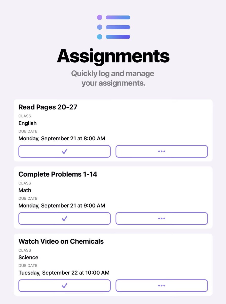 velvetjournal's tweet image. i think i found the perfect school planning app? it’s called school assistant - planner and it has all of these features + more for free (and no features hidden behind a paywall)? everything is customizable and intuitive + very customizable #studytwtresources