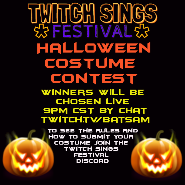 BatSamTV's tweet photo. Not sure if it's for you but ...

Twitch Sings Festival Discord has the prizes and rules listed https://t.co/1GqlDVeXaS https://t.co/DhaD0vHvFQ