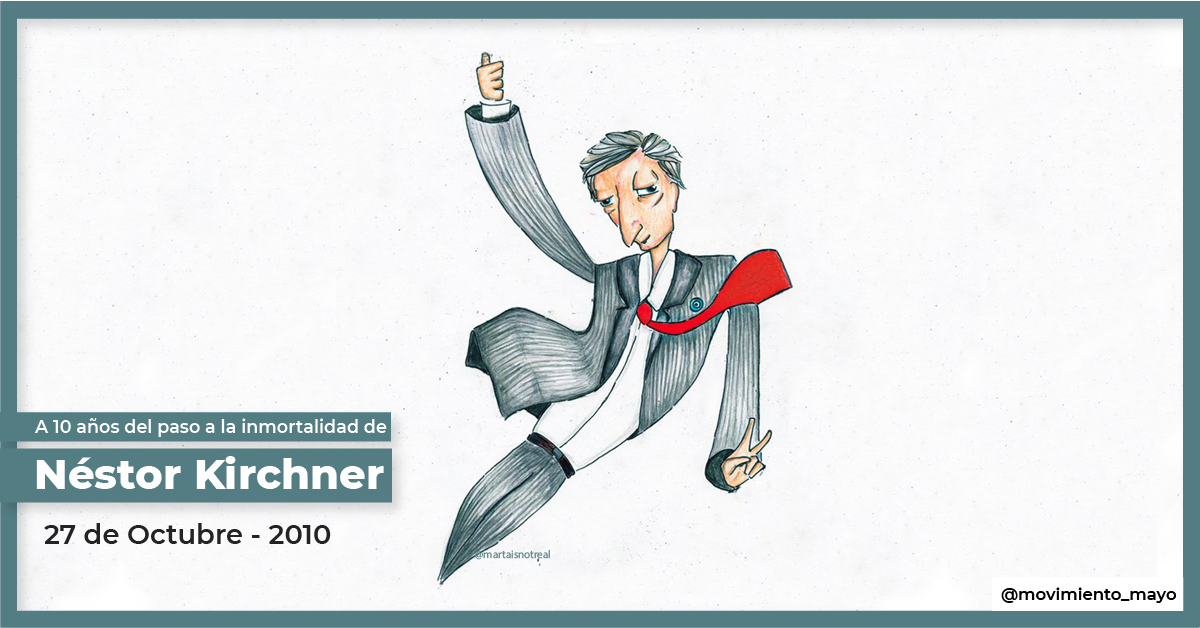 Movimiento_Mayo's tweet image. 🐧✌️ Hace 10 años despedimos a un compañero que vino a cambiar el rumbo de nuestro país para siempre. 

#nestorKirchner sembró esperanza en miles de jóvenes que empezaron a creer en un proyecto político para transformar la realidad, con convicciones, ideas y sueños.
#NestorVive