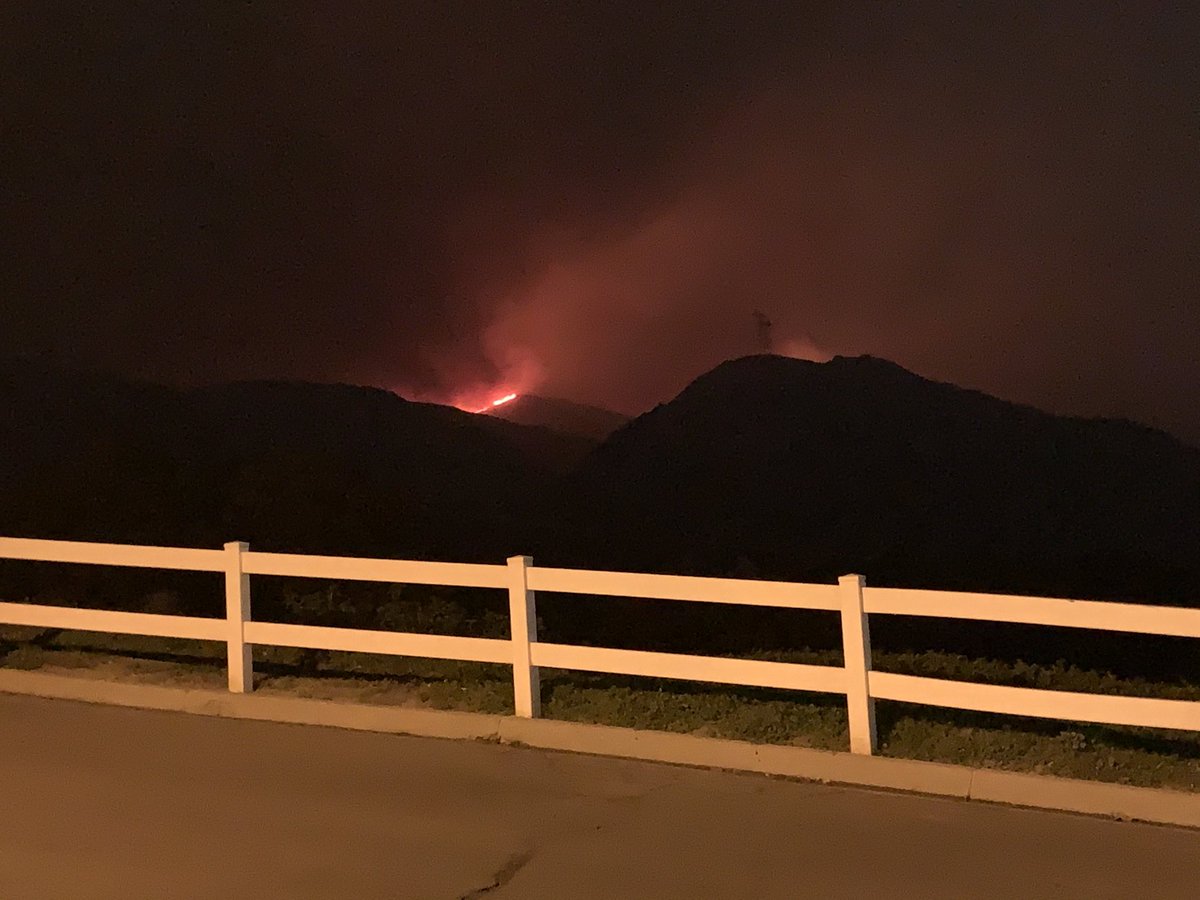 Here we go again on our own. Sing it to Whitesnake if you must. #BlueRidgeFire #ocfa #YorbaLinda