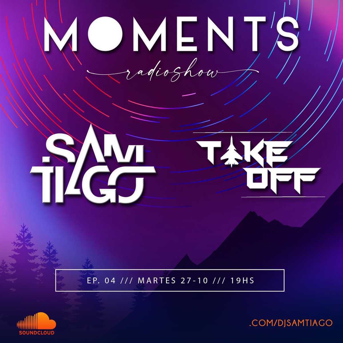 DjSamTiago's tweet photo. Mañana 19 Hs. 4to Ep de Moments!Esta vez con Special Mix @Maxbilbaoo No se lo pierdan!!! A traves de mi Soundcloud #Radioshow #Moments #Ep04 #TranceFamily #Trance #Techtrance #Samtiago #TakeOff https://t.co/6sqU9DE1JQ