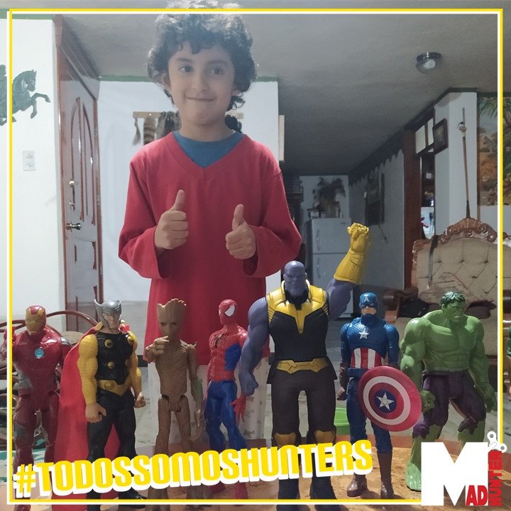 madhuntertoys's tweet photo. ¡Hola #FamiliaHunter! Hoy toca darle la bienvenida al cada vez más grande cuerpo de #MiniHunters a Mateo Guerrero, de #Ecuador, fanático de los #Avengers, quien ya está armando una buena colección de los héroes de #Marvel.
#Madhunter #TodosSomosHunters #cine #comics #MCU https://t.co/b6ylKqLsWx
