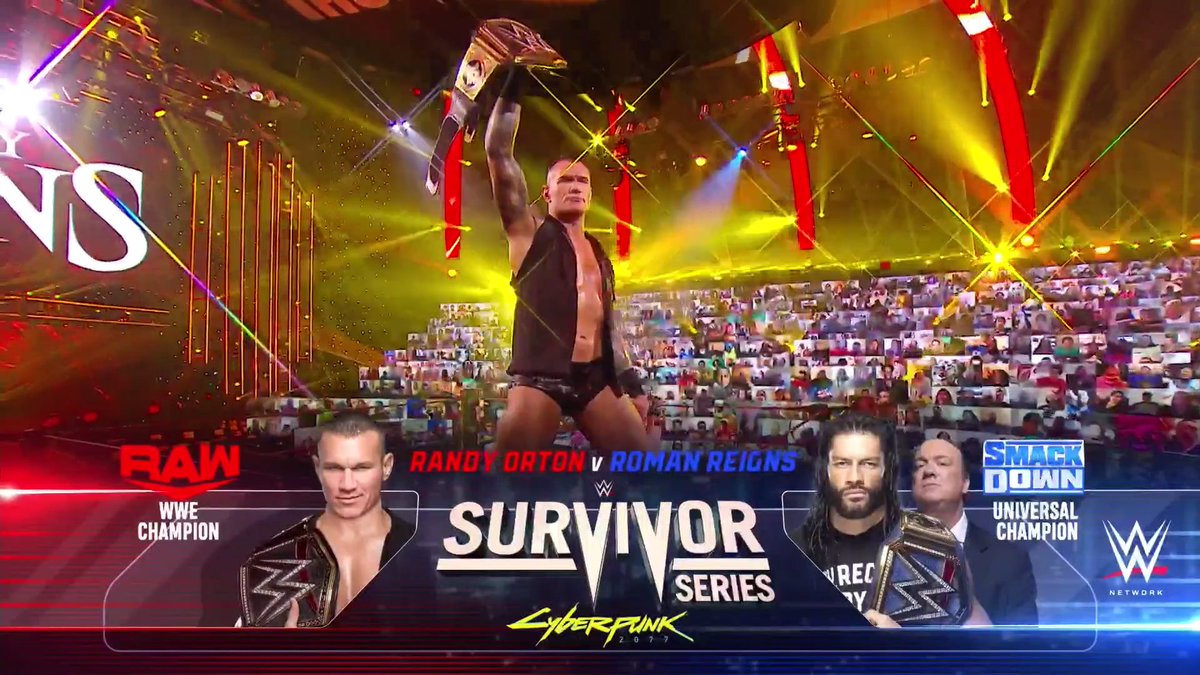 Can't wait to see what unfolds on this #MomentOfBliss ...
But also THIS #SurvivorSeries match! 👀
#WWERaw @RandyOrton https://t.co/t4qJli53yO