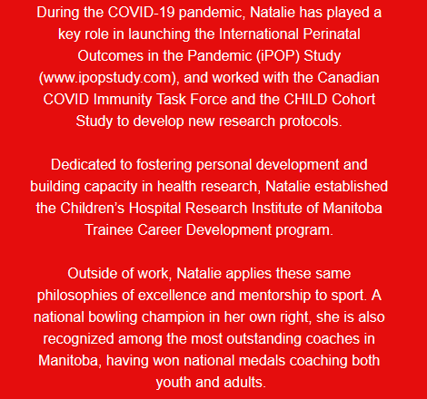 MeghanAzad's tweet photo. Proud to nominate my fabulous Program Director, Natalie Rodriguez for #CBCMBFuture40! 🦸🏾‍♀️
Execution is KEY to successful research. Our team is full of innovative ideas but we'd be hopeless without Nat to operationalize our plans!  
(oh and she's a national 🎳champ too 🥇💪🏾) https://t.co/05AmdpOnYl