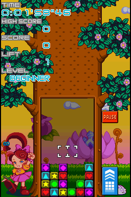Planet Puzzle League/Panel de Pon DS is the most recent standalone entry—it's another non-themed game but it does at least attempt an aesthetic, unlike the GBA versionthe JP version includes a single classic Panepon wallpaper with Lip, which was removed from the other versions