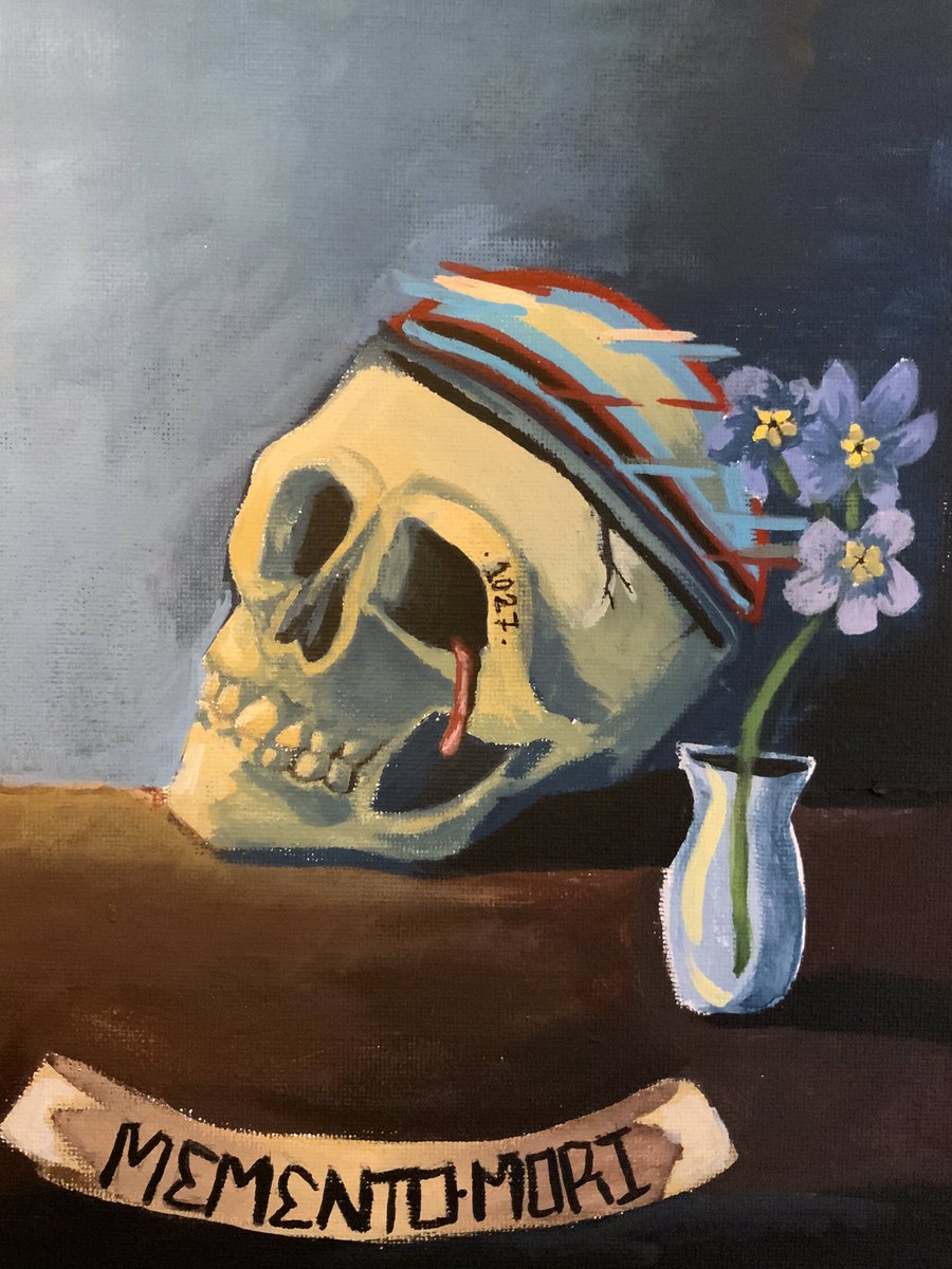 1027777_'s tweet photo. memento mori 💀🖤 https://t.co/9hTioSxZja