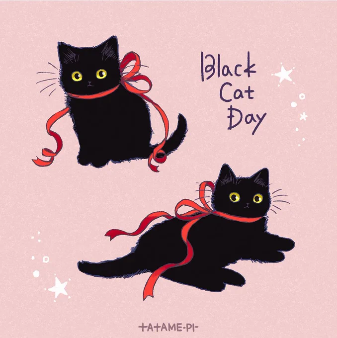 今日は、#黒猫の日 ??? 