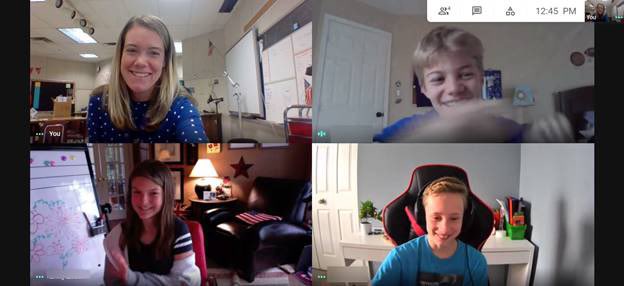 LeslieLeisey's tweet photo. BEST part of my day...meeting with some 6th grade #PawTechSquad members to plan for a #SquadSession tomorrow on creating “how-to” videos! We collaborated, laughed, and created something that will help all students! AND...their smiles filled my bucket and made me happy! ❤️ https://t.co/Drw11X72qc