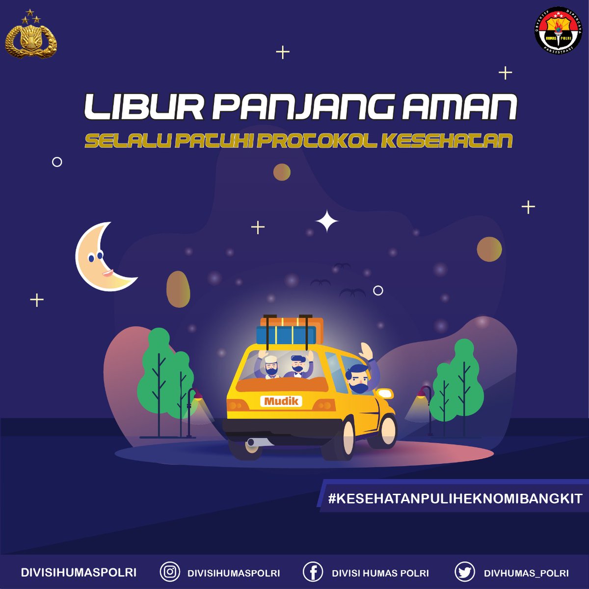 humaspoldajbr's tweet photo. Libur Panjang Aman 
Selalu Patuhi Protokol Kesehatan
#LiburPanjangTerapkan3M https://t.co/ppAi6Pmqpo