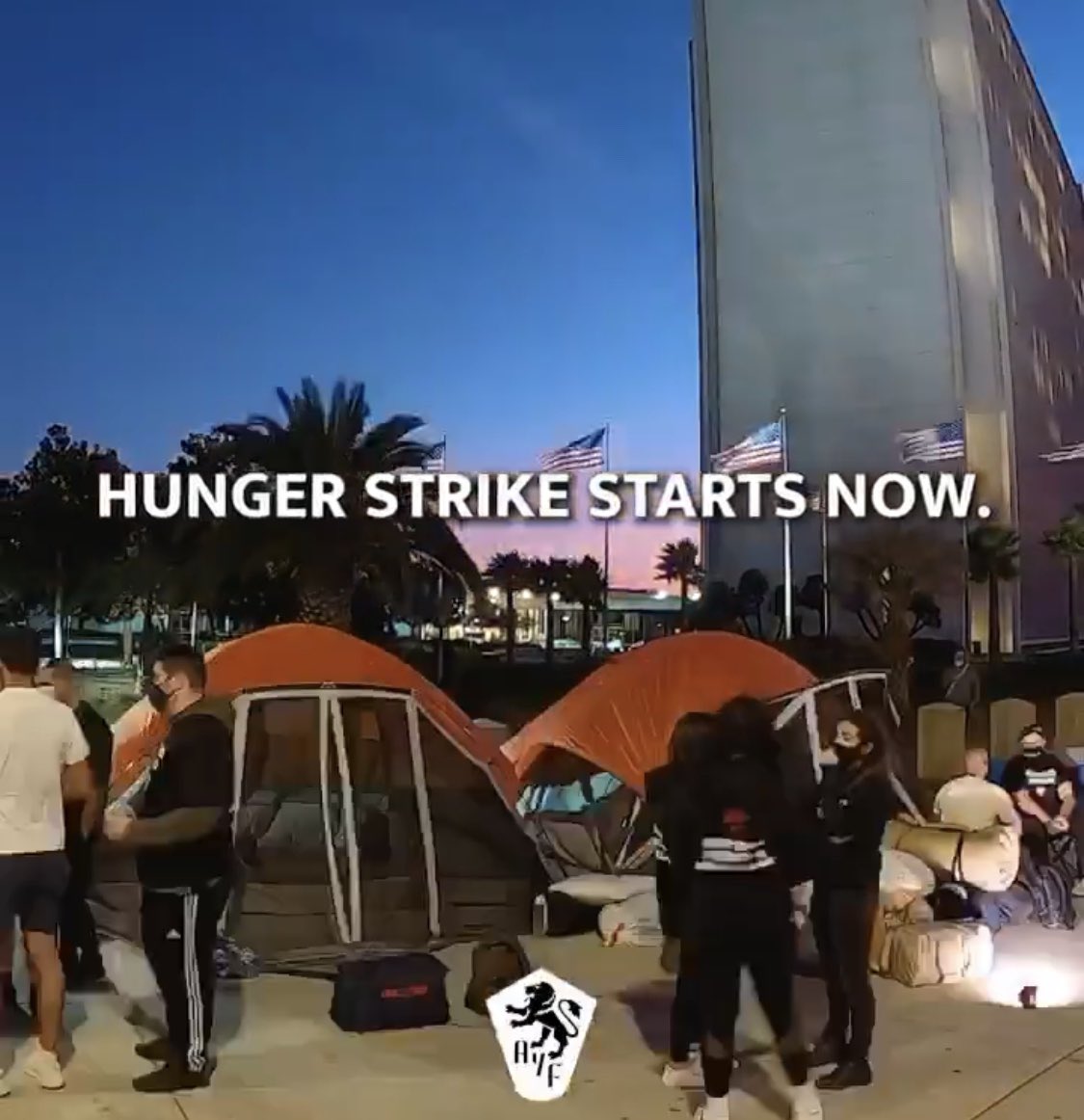 The Armenian Youth Federation has just started a hunger strike infront of the Federal Building in Los Angeles. Hunger-strikers are calling on the US to end all military aid to Azerbaijan and Turkey and place sanctions on both countries for committing war crimes against Armenians.