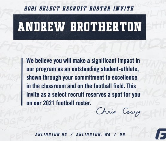 After a great conversation with Coach Bates I am extremely blessed to have received my first offer to play football at George Fox University!!! <a href="/AustinShadbolt/">Austin Shadbolt</a> @DBCoachThomas @LBCoachSanders <a href="/jstu402/">Coach Judd Stutzman</a> <a href="/GFUFootball/">GFU Bruin Football</a>  <a href="/GFUAthletics/">George Fox Athletics</a> <a href="/NWBallers1/">Northwest Ballers</a>